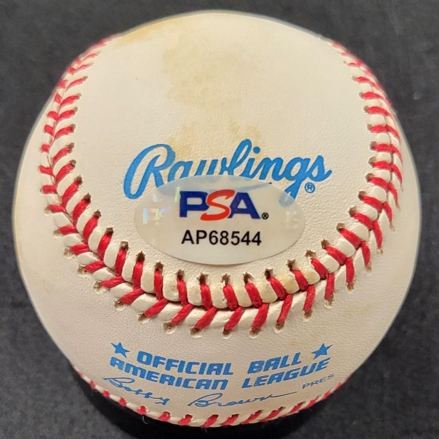 Frank Thomas signed American League AL Baseball autograph ~ PSA Sticker