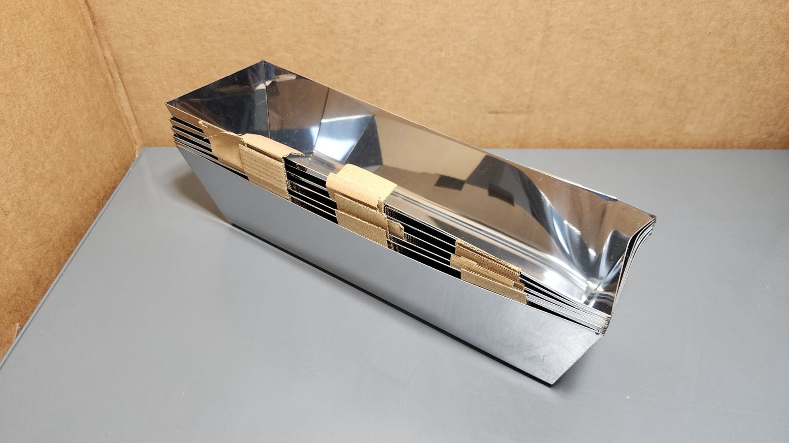 Level5 5-332 12" Stainless Steel Professional Mud Pan (Qty 6)