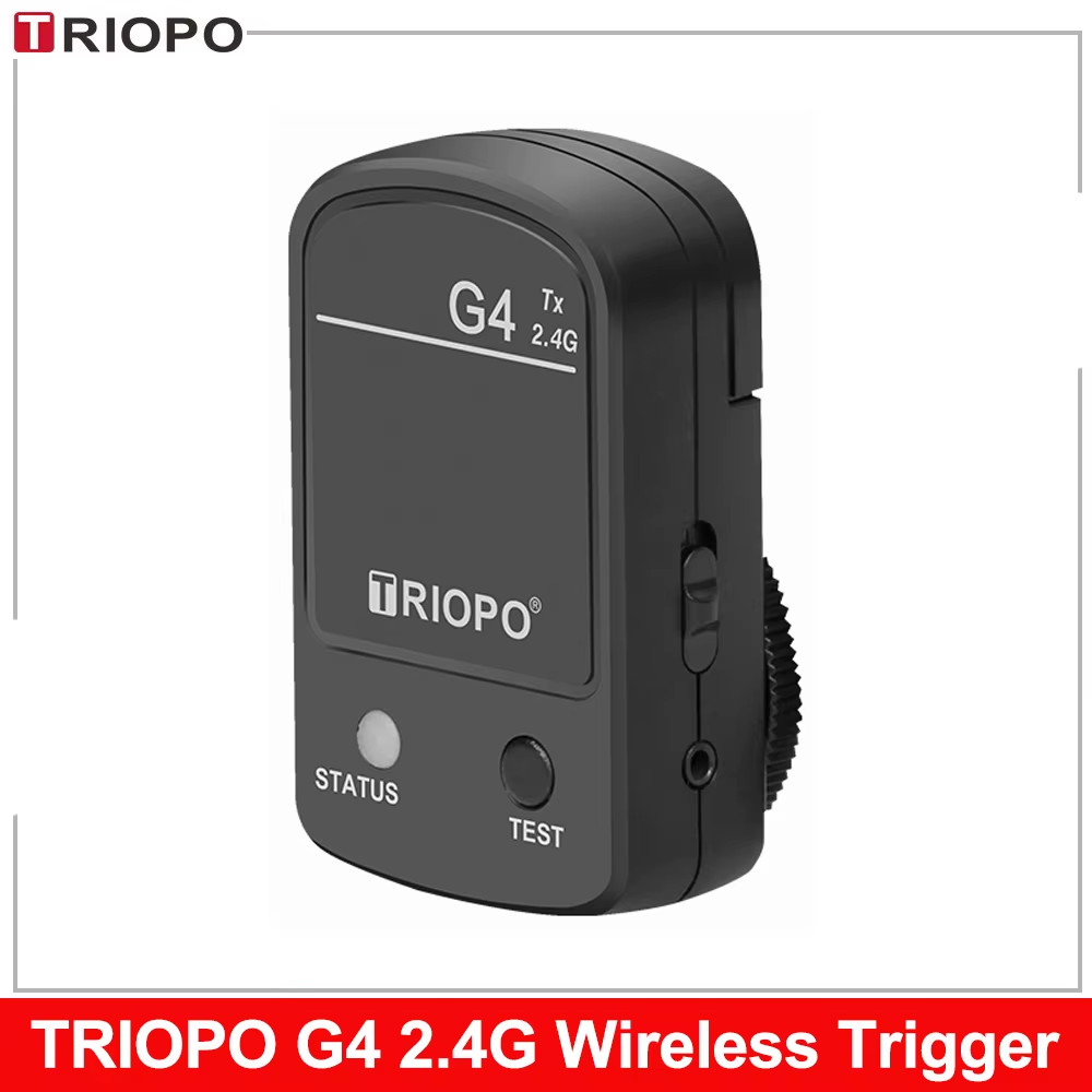 TRIOPO G4 Flash Trigger 2.4G Wireless Flash Emitter Trigger with Universal Hot S