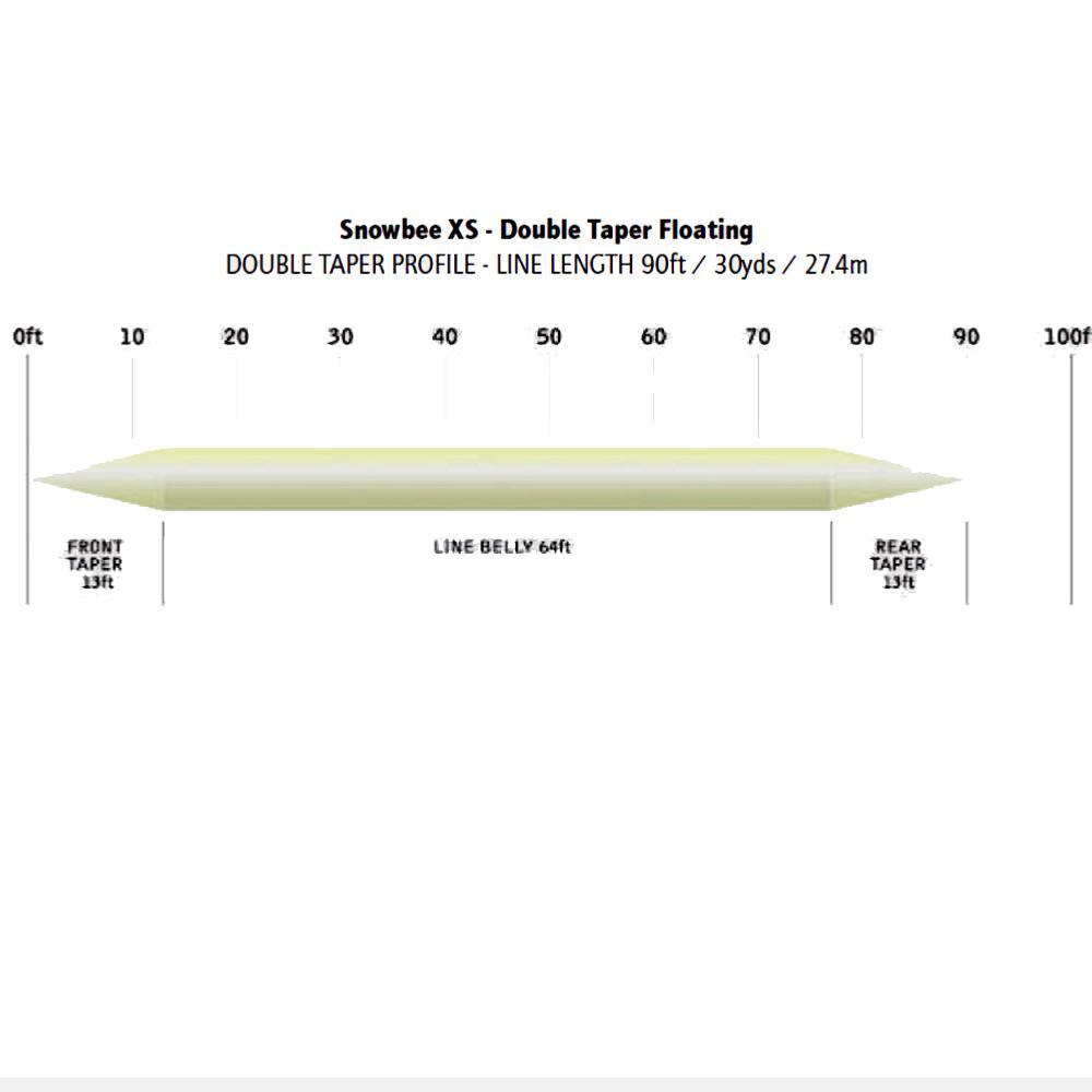 Snowbee XS Double Taper Floating Fly Line - Dtf