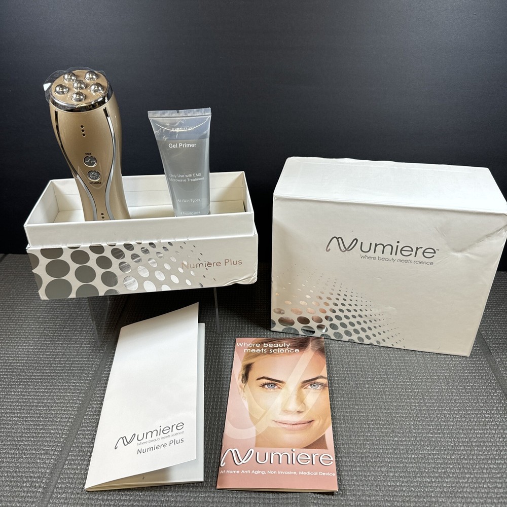 NUMIERE PLUS Microcurrent And LED Wrinkle Reducing Device With Gel - Open Box