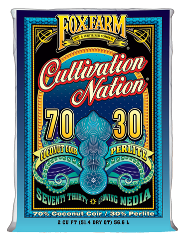 FoxFarm Cultivation Nation 70/30 Coco Coir and Perlite 2 cu ft bag