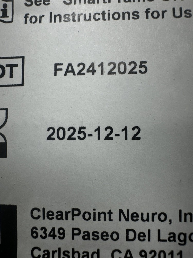 ClearPoint SMARTFrame O.R. Skull Mount Base REF NGS-SFOR-SK-01