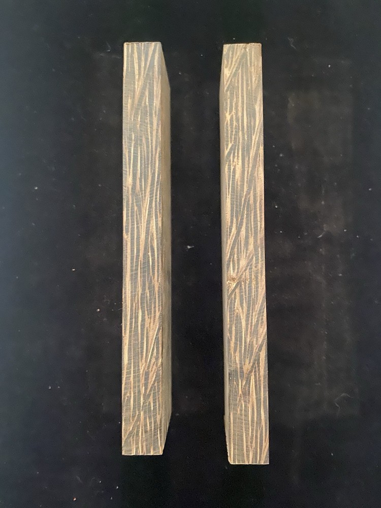 Black Palm Knife Handle Scales