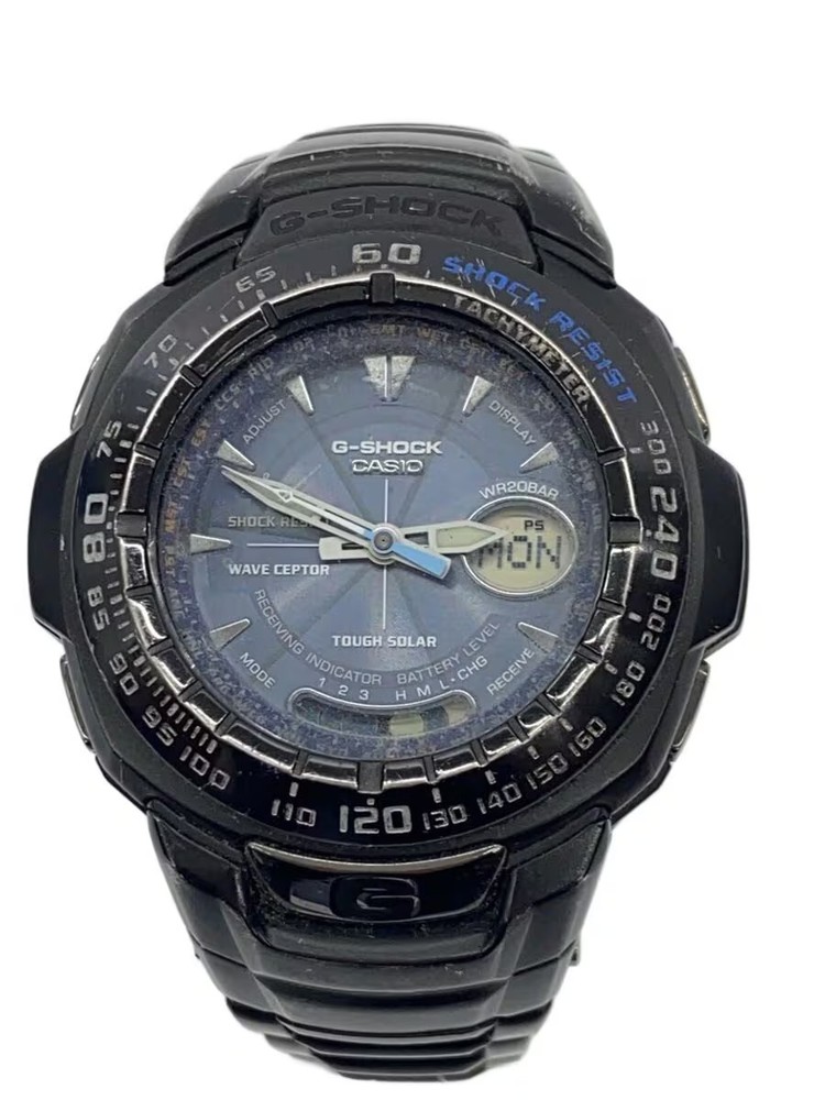 CASIO Solar Watch G SHOCK Digital Analog BLK