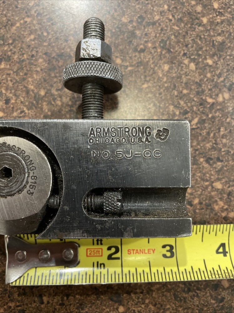 Armstrong 5J-QC & 5D-QC Lathe Quick Change Tool Holder