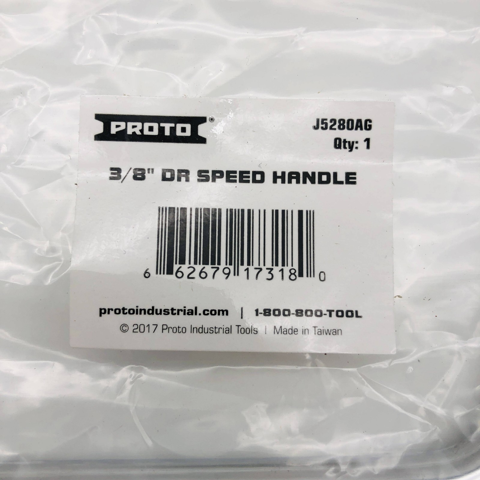 Proto J5280AG Speed Handle Wrench 3/8" Drive 17-1/2" Full Polish Chrome Lot of 2