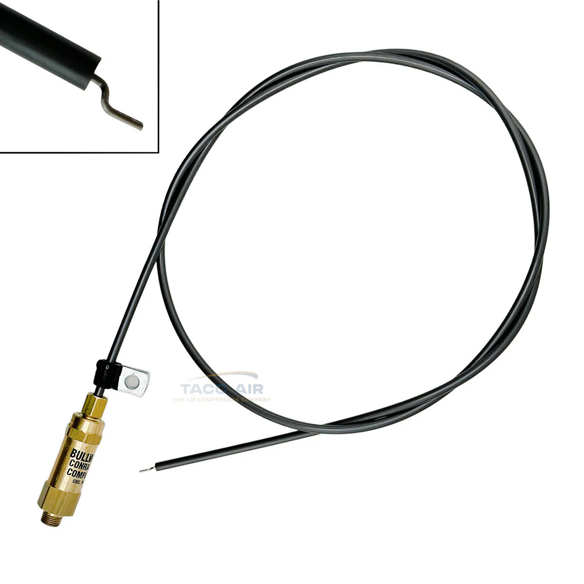 Throttle Control Cable For Gas Air Compressor 24" Bullwhip Valve