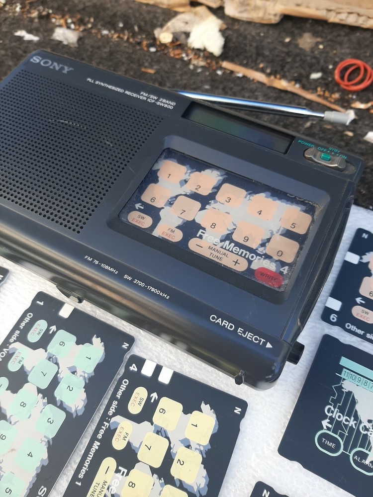 Sony short wave receivericf Sw800