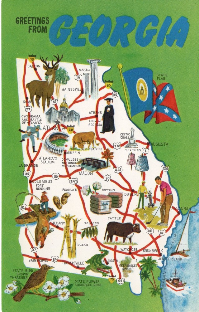 GREETINGS FROM GEORGIA  - PC4863