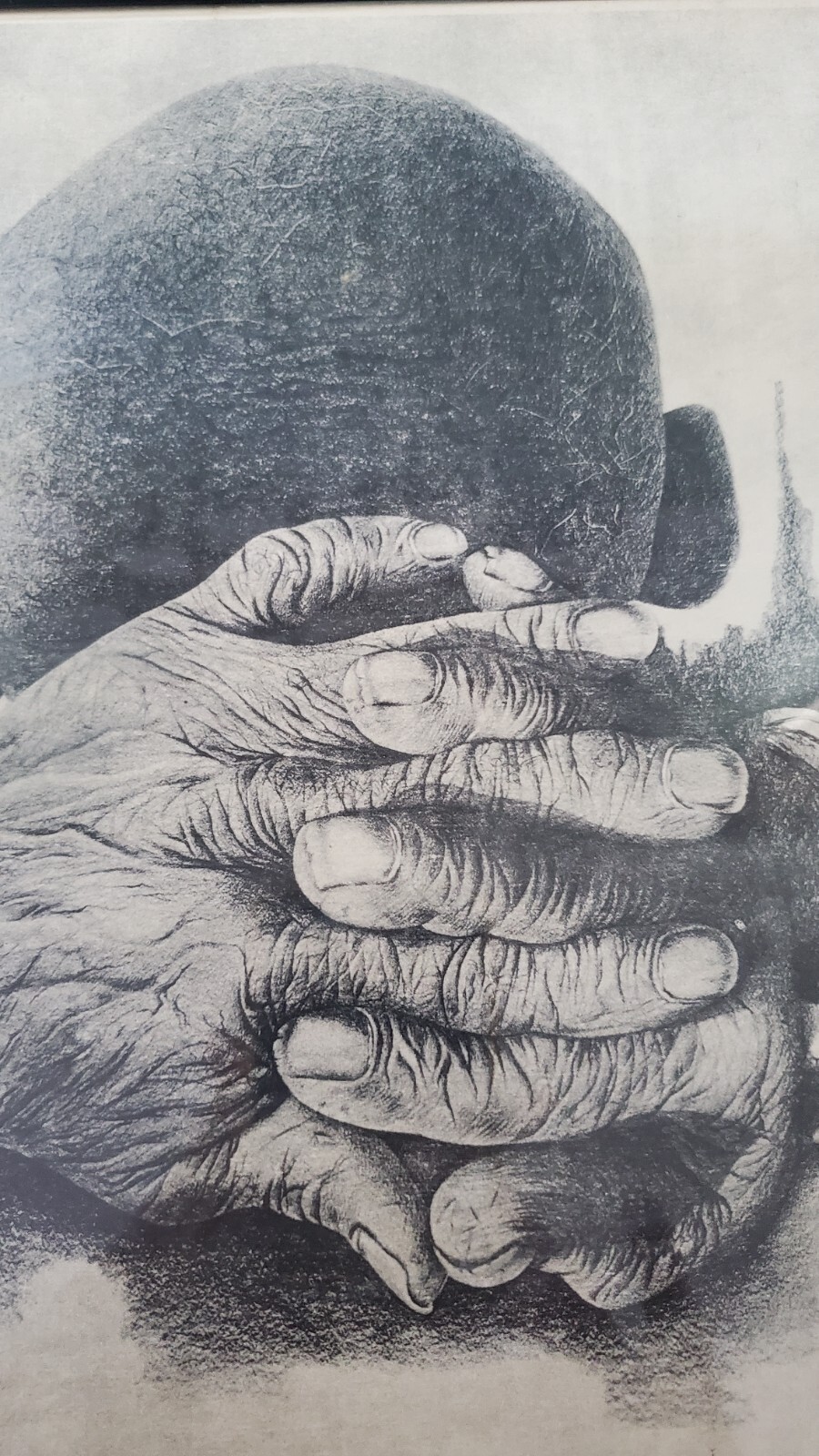 VTG Charles Wilbert White A Reflection of The Time Lithograph Framed 17x11 RARE