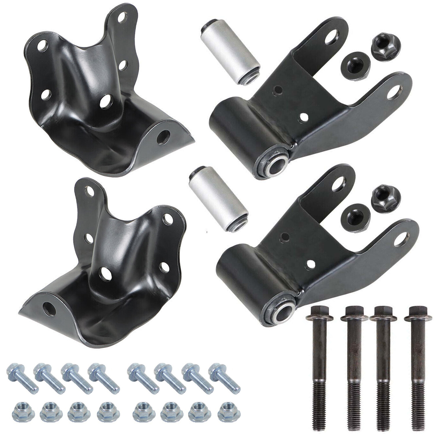 Rear Leaf Spring Hanger Bracket and Shackle Kit for Ford Ranger 722-001 722-010
