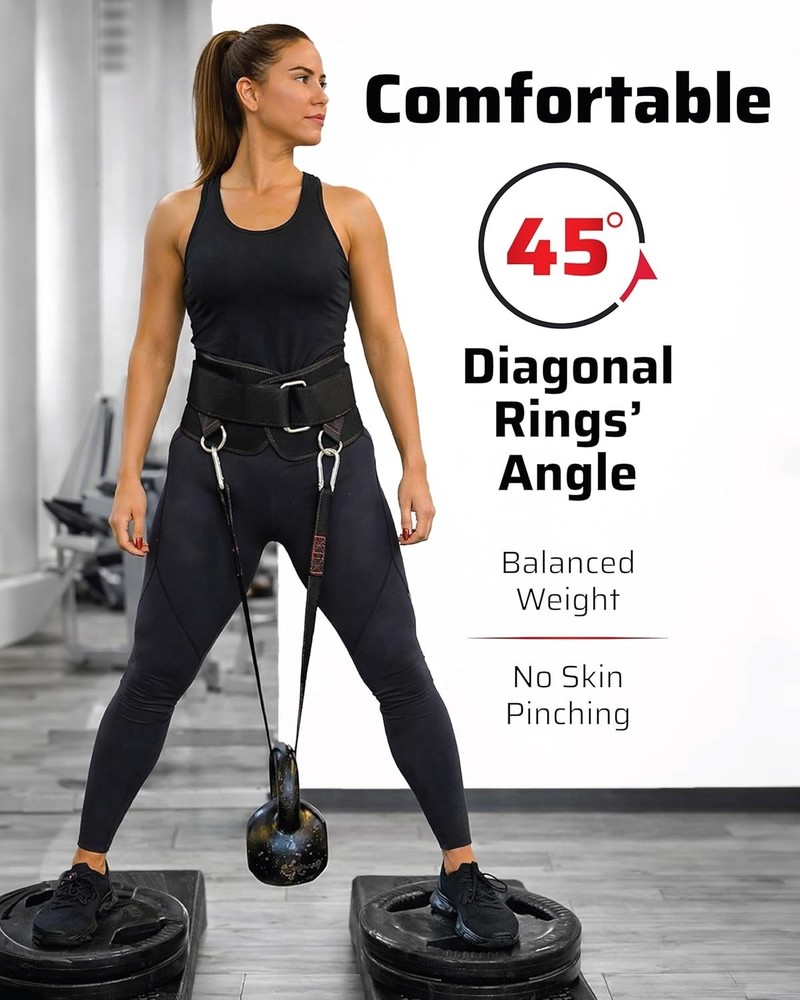 Ultimate Dip Belt | Secure Closure - No Sliding Down | Structured Back Suppor...