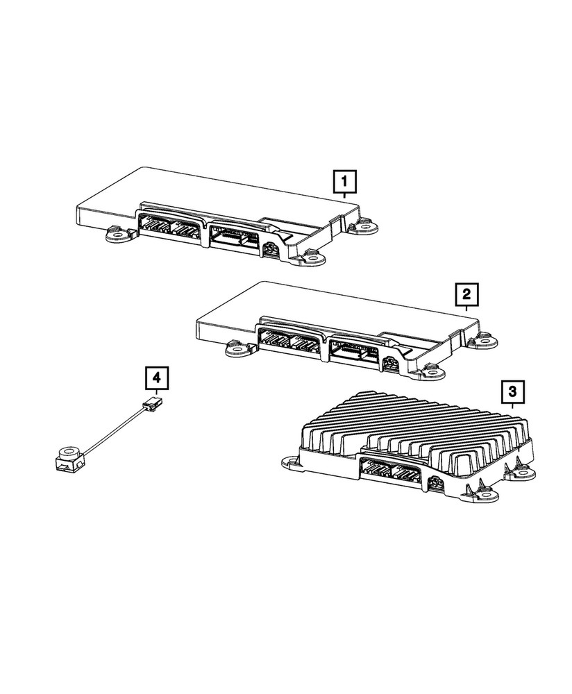 Genuine Mopar Amplifier 68589635AG