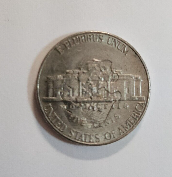 1999 D JEFF NICKEL - MINT ERROR ON REVERSE