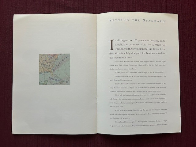 Gulfstream V 1995 Brochure