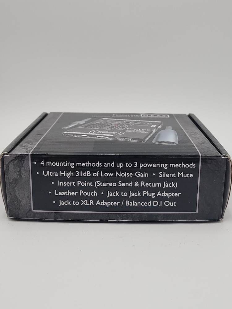 EDM–1 H.E Harmonic Enhancer Multi-function Mini Pre-Amplifer With 3 Band EQ New