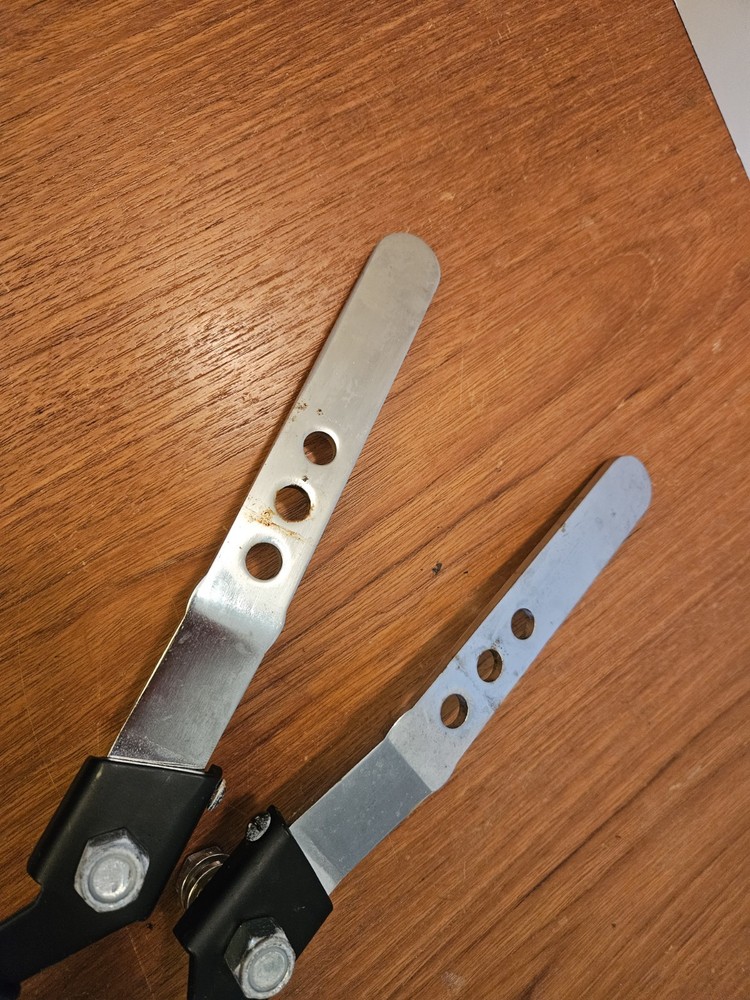 Teeter Hang Ups Inversion Table Replacement 3 Hole Hinges Pair with Handles