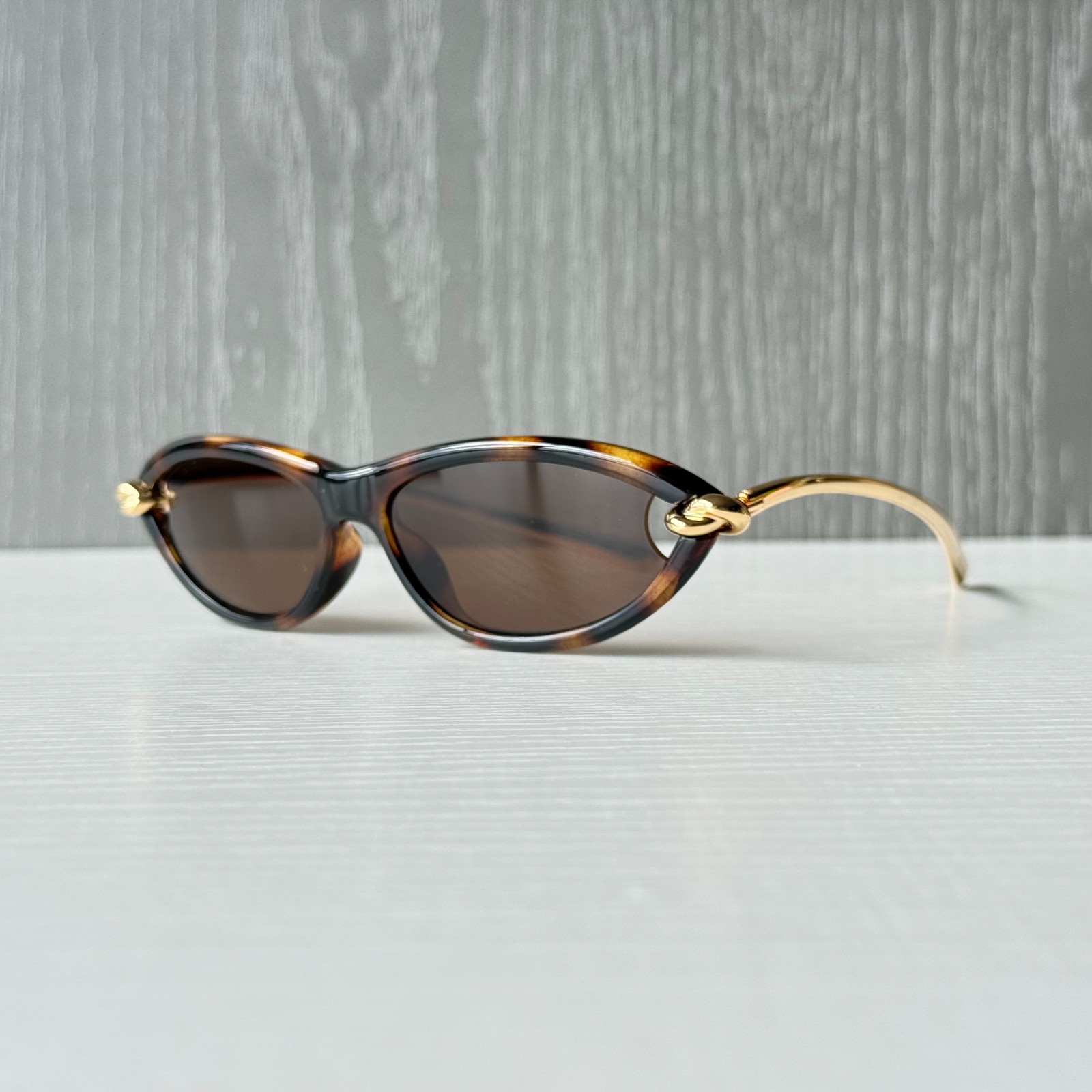 Bottega Veneta BV1390/S 002 Tortoise Gold Brown Sunglasses 56-15-145