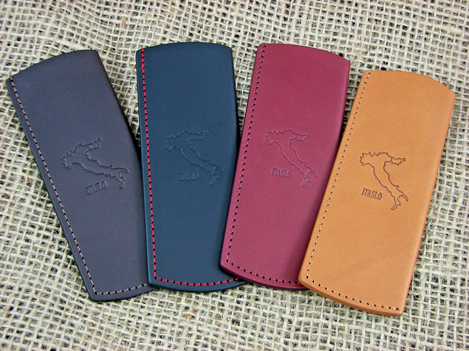 ItaSlo Leatherworks Premium Tuscany Vegetable Tanned Leather Knife Pocket Slip