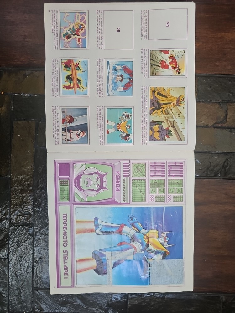 Astro Robot Sticker Album Incomplete