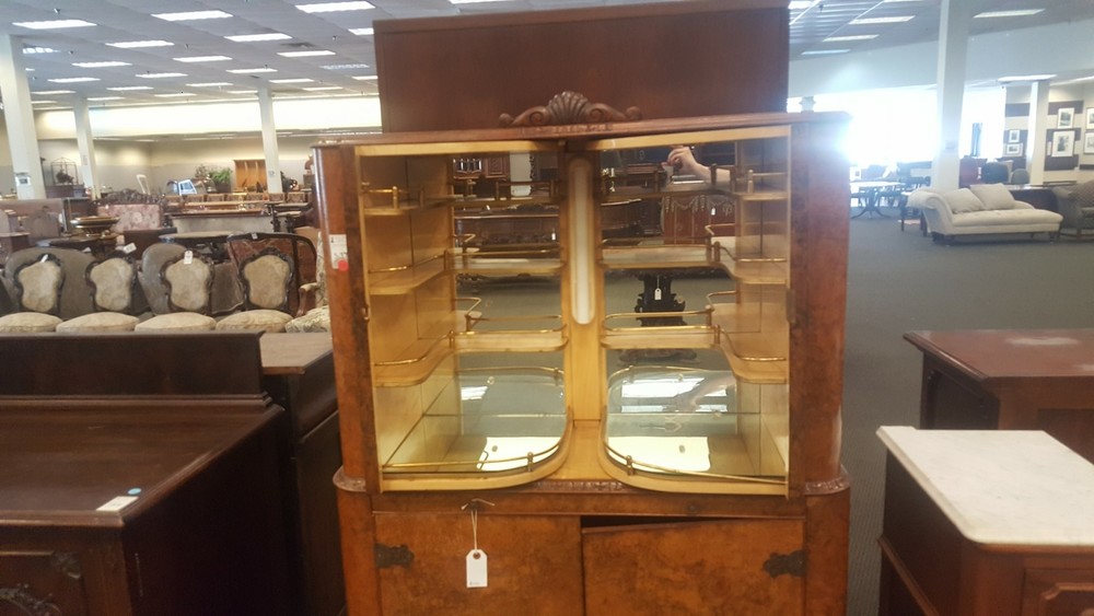 Burl Walnut Bar