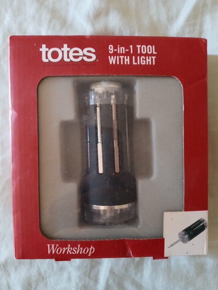 Totes Workshop 9-in-1 Tool with Light