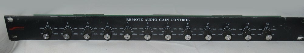 Ross Video Remote Audio Gain Control Panel Rackmounted