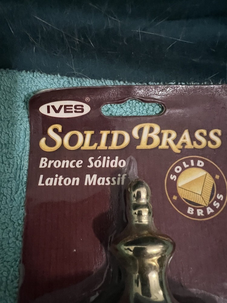 Ives Brass Door Knocker NOS