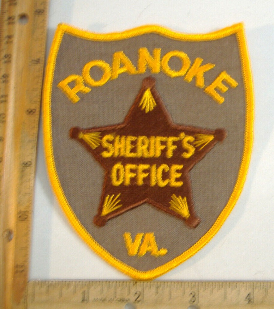 ROANOKE VIRGINIA SHERIFF  FABRIC PATCH
