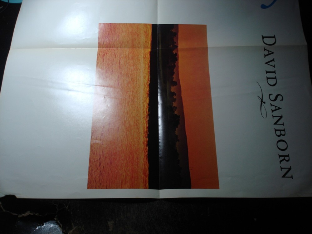 DAVID SANBORN HIDEAWAY PROMO POSTER