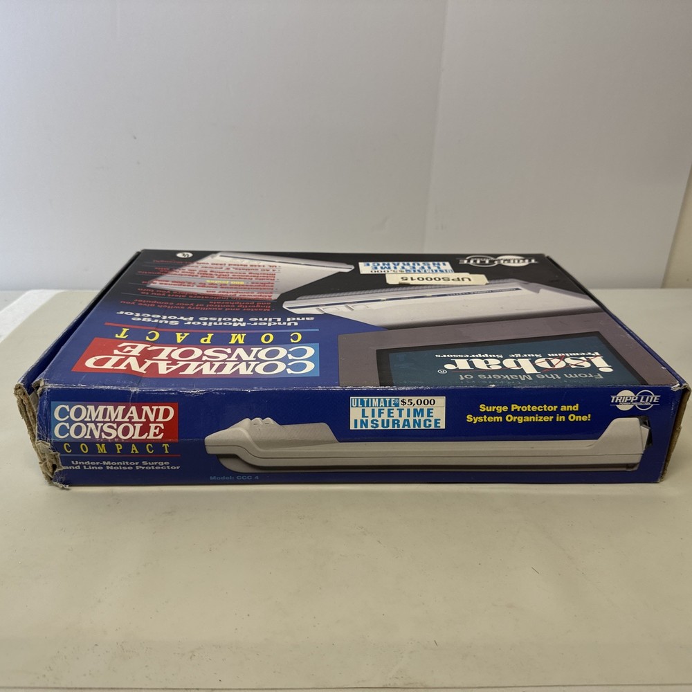 Tripp Lite Command Console CCC-4 Voltage Surge Suppressor, Vintage Open Box