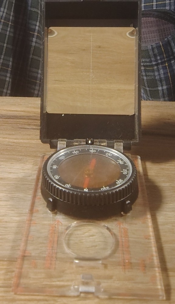 Made In Germany Mirror Sighting Compass