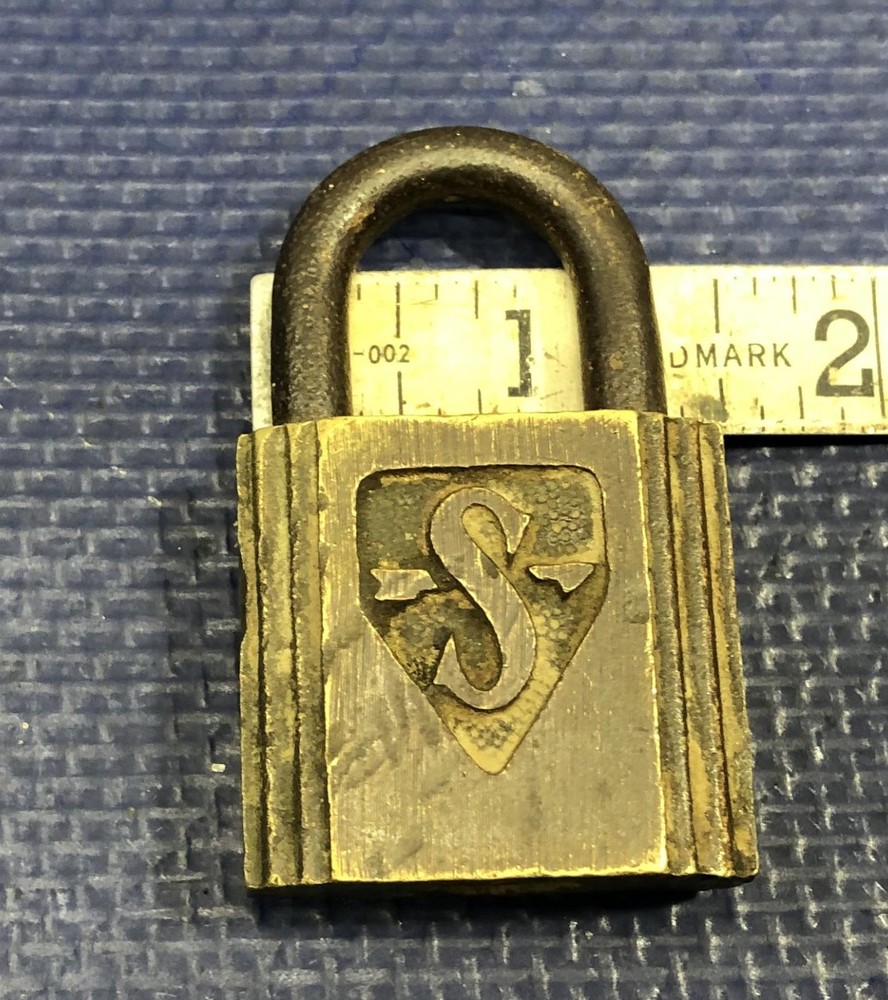 Slaymaker Brass Padlock pad lock vintage