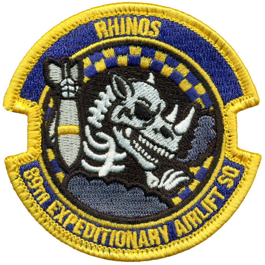 USAF 	89th EXPEDITIONARY AIRLIFT SQUADRON – DINOSAUR - PATCH