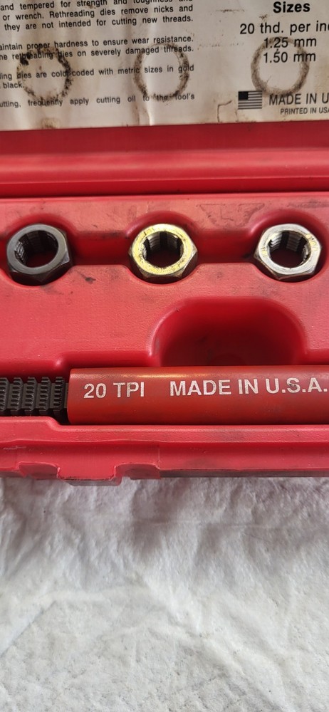 Matco Tools 5pc Rethreading Kit SRS25