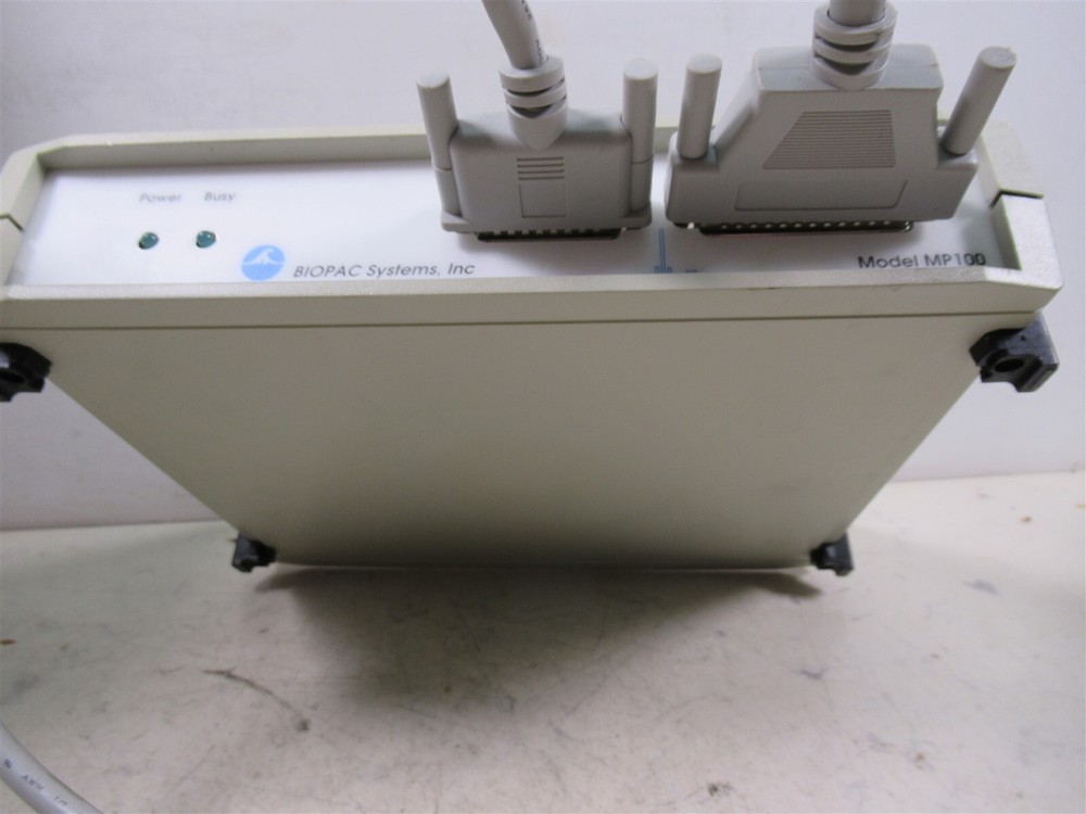 BIOPAC Systems MP100A-CE Data Acquisition Module with Cables
