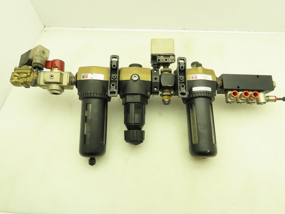 Ross MD451PSB42 Pneumatic Inline Lubricator Air Filter Regulator Assembly