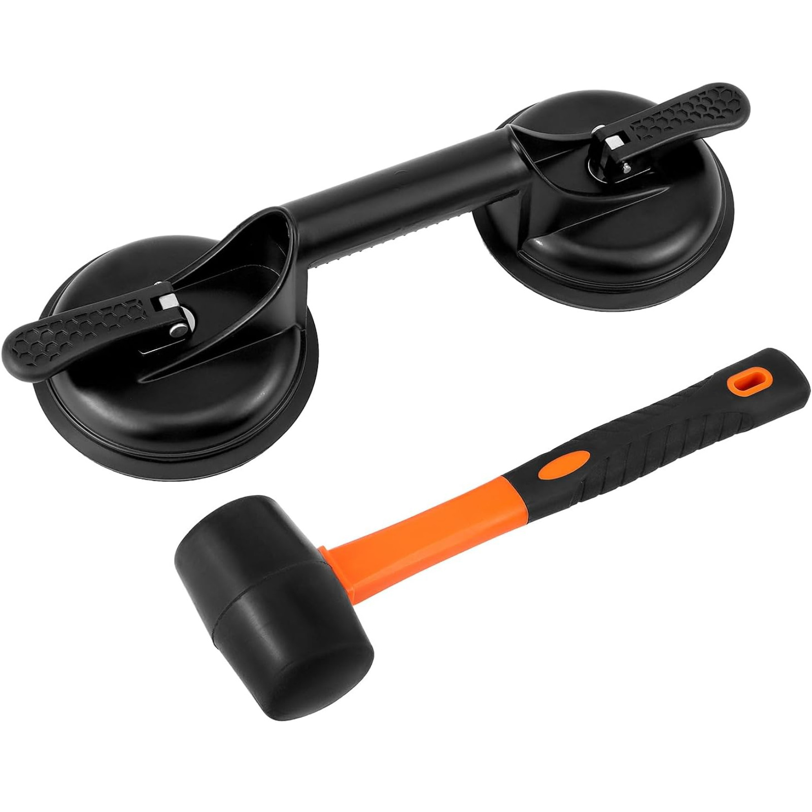 Floor Gap Fixer Tool for Laminate Floor Gap Repair with 11.8 Inch Plastic Mallet