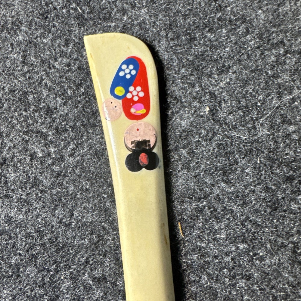 Old Japanese Bovine Bone Spatula Sewing Tool.