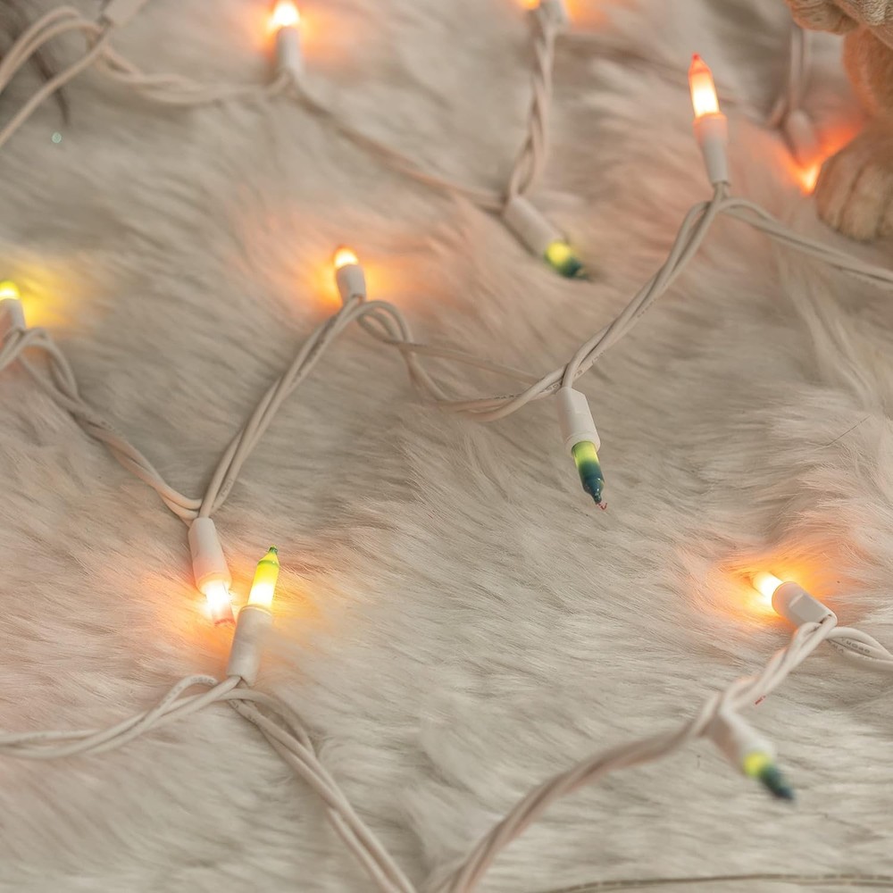 100 Count 20FT Easter Mini String Lights Incandescent White Wire Fairy Lights W/