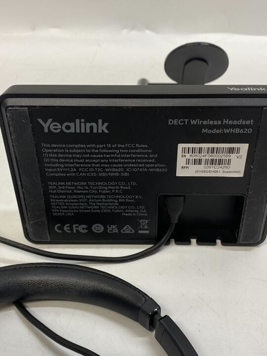 Yealink WHB620 DECT Wireless Headset w/ Mic
