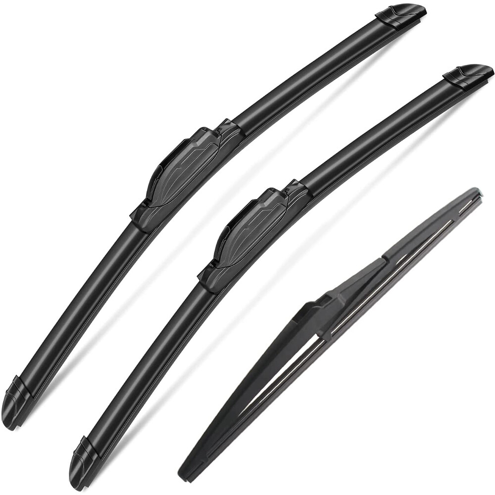 20"+20" Premium Quality All Season Beam Windshield Front Wiper Blades (Set of 2)