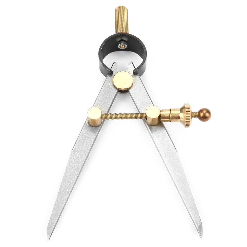 100mm Leather Divider Rotating Scratch Leathercraft Compass DIY Sewing Tools
