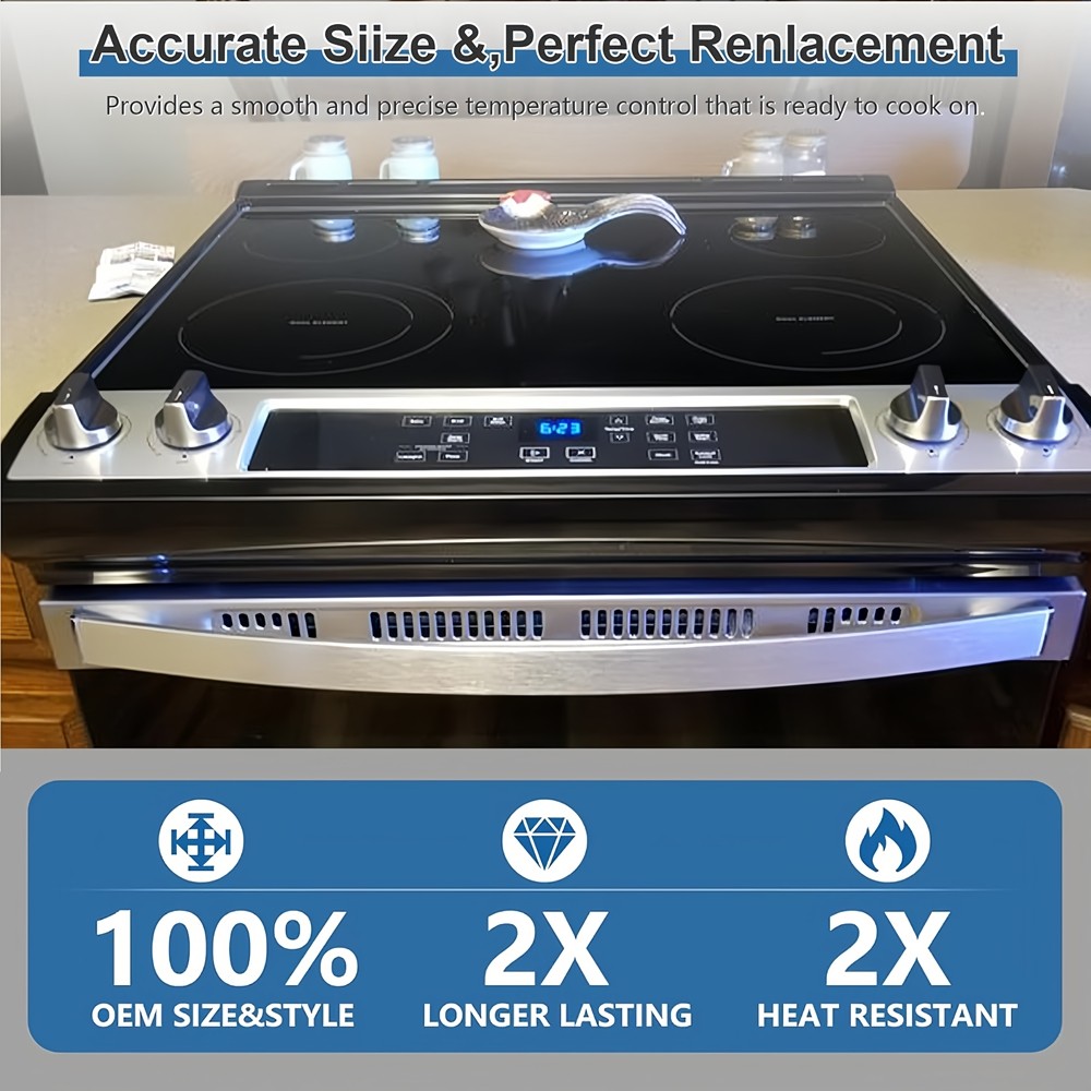 W11517331 for Whirlpool Electric Range Knobs Replace W10850027 W11117415 (4pcs)