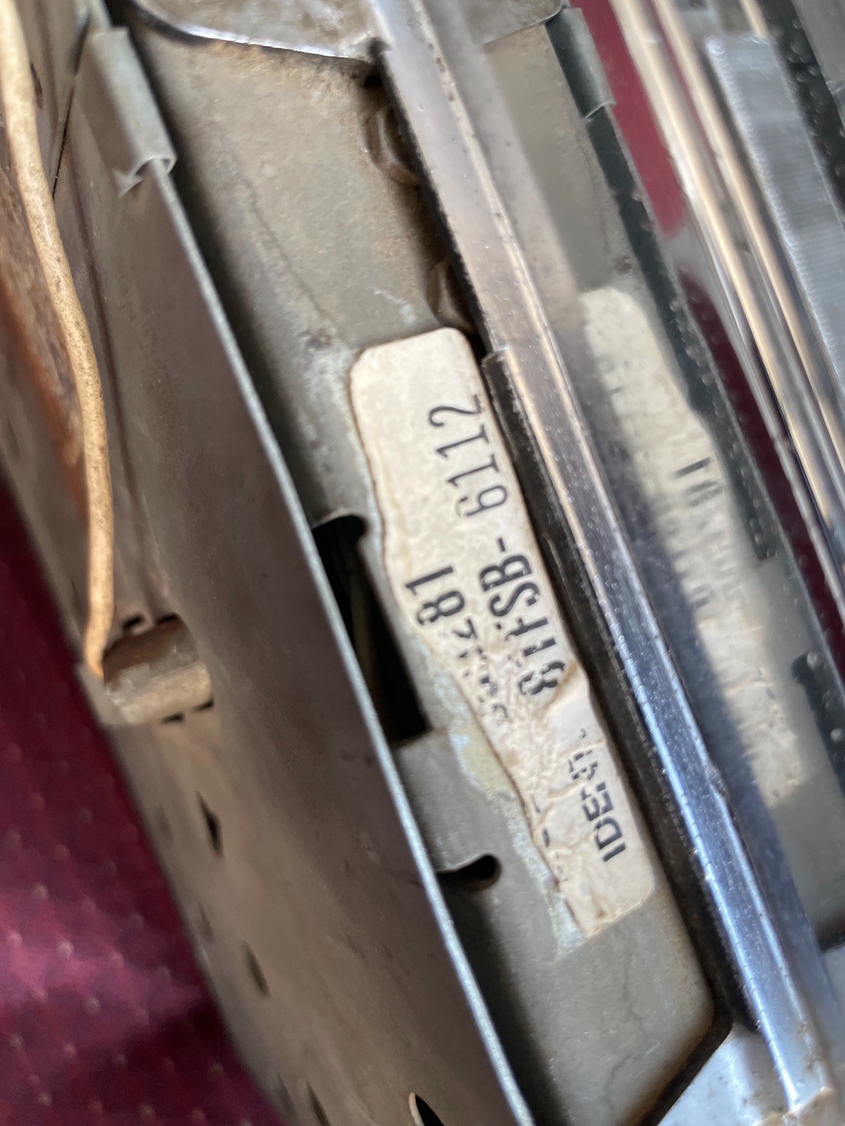 1966 C2 Corvette AM/FM Radio w/ Control Knobs