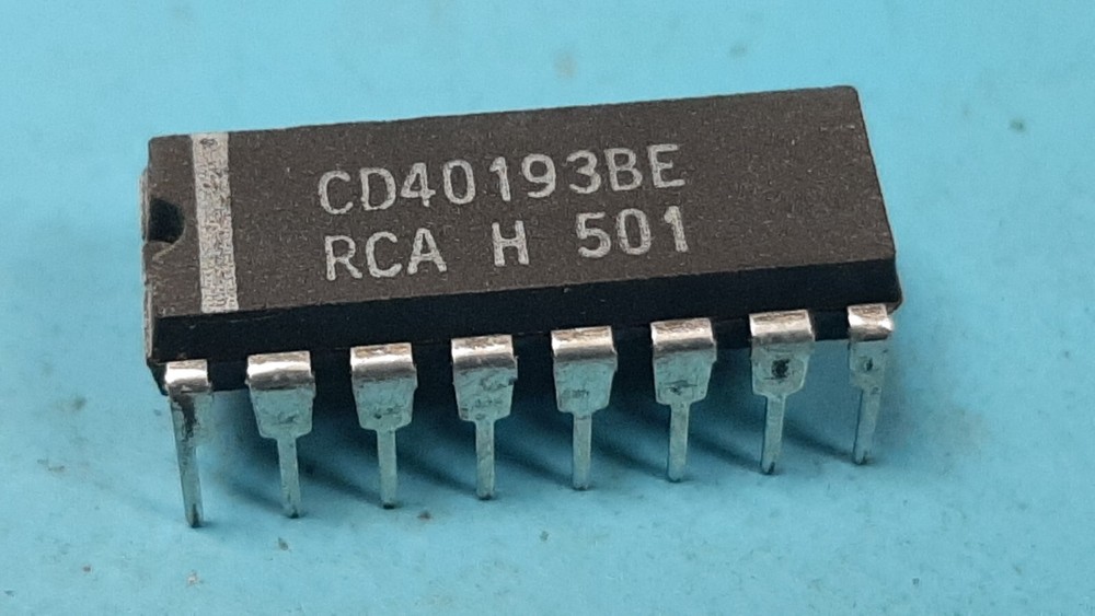 ( 5 PCS ) CD40193BE CMOS, Presettable Up/Down Counters by RCA
