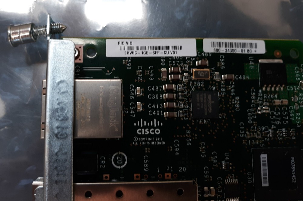 Cisco EHWIC-1GE-SFP-CU WAN Interface Card