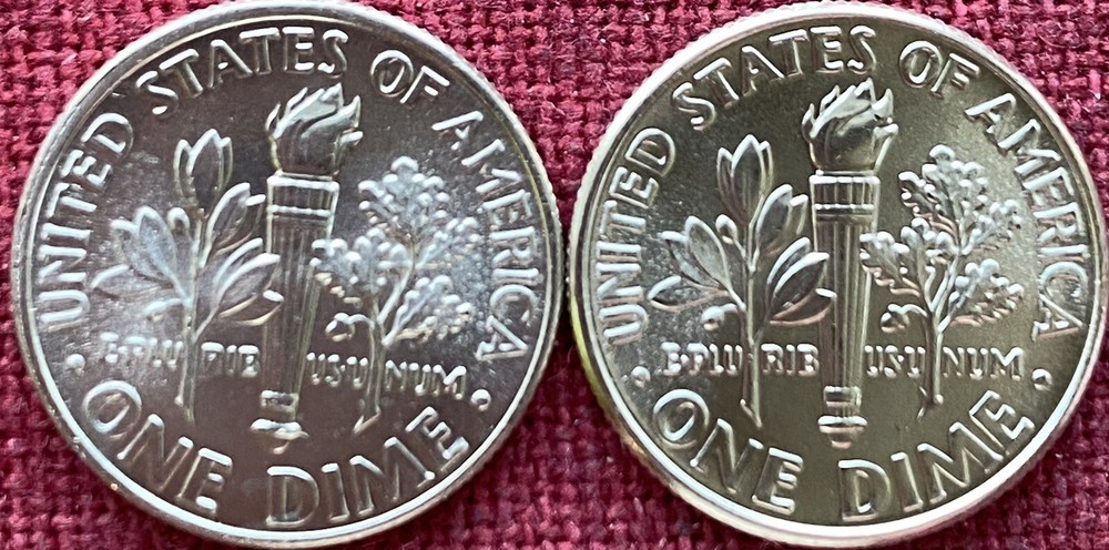 2022-P & D Roosevelt Dimes BU From OBW