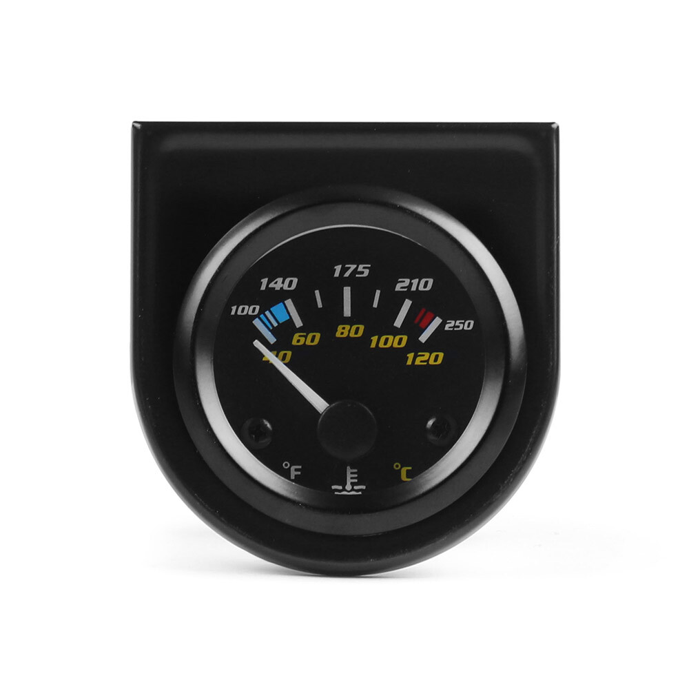 2'' 52mm Pointer Car Water Temp Temperature Gauge White light ℃ & ℉ with Sensor